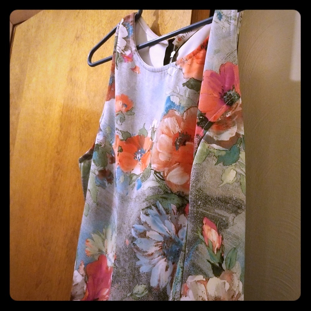 Gilli floral sleeveless dress